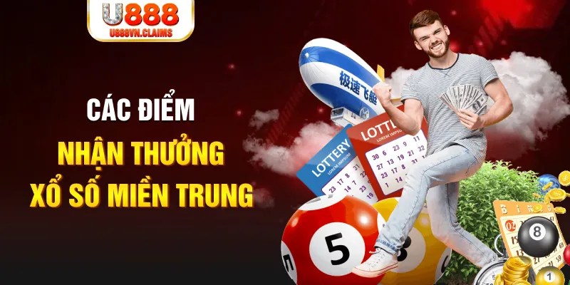 Các điểm nhận thưởng xổ số miền Trung
